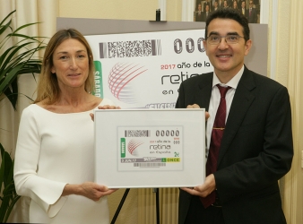 La ONCE apoya, con su cupón, el programa  ‘2017. Año de la Retina en España’ de la Fundación Retinaplus+